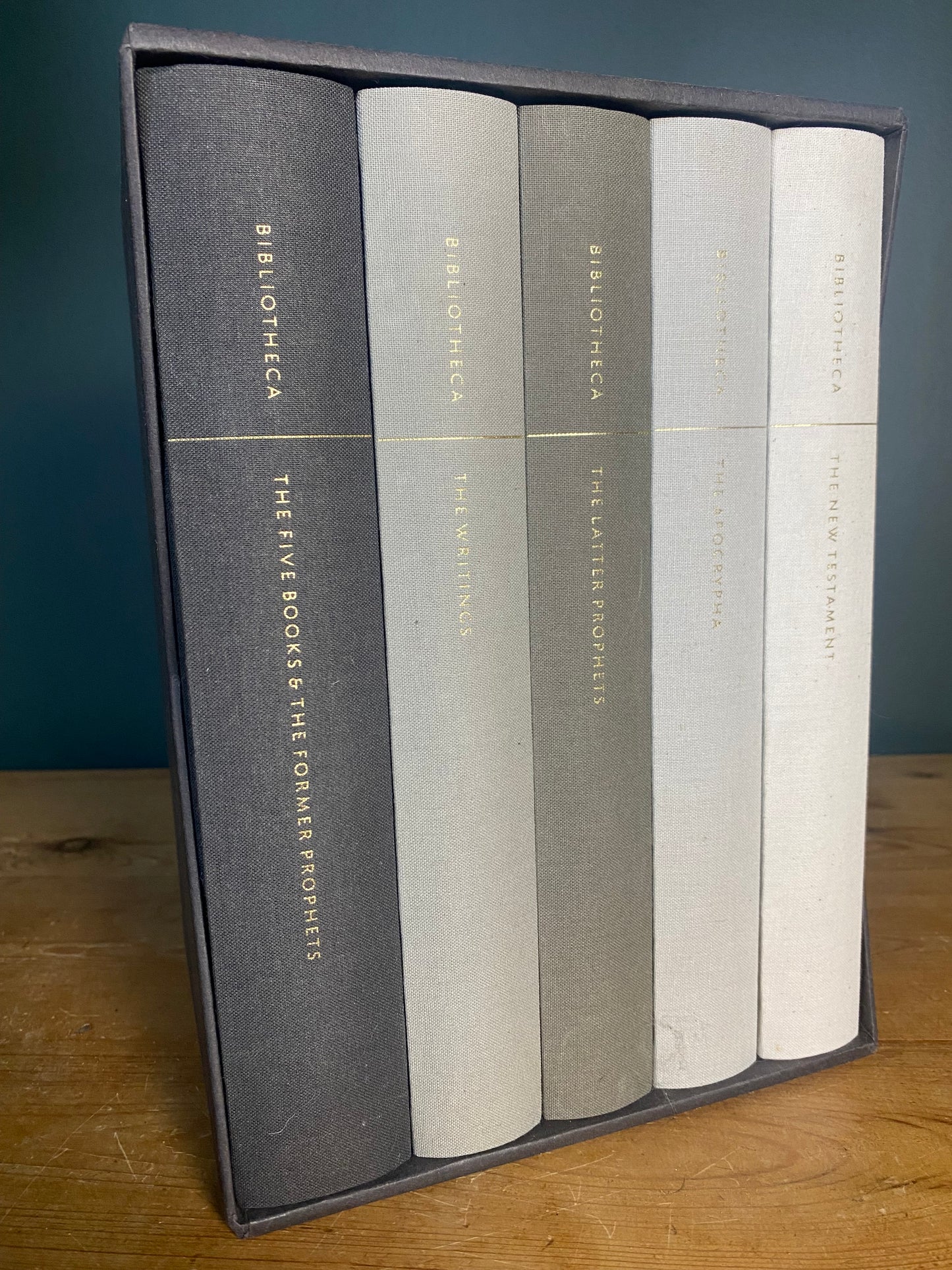 Bibliotheca Bible 5 Volumes with Slipcase 1st ed.