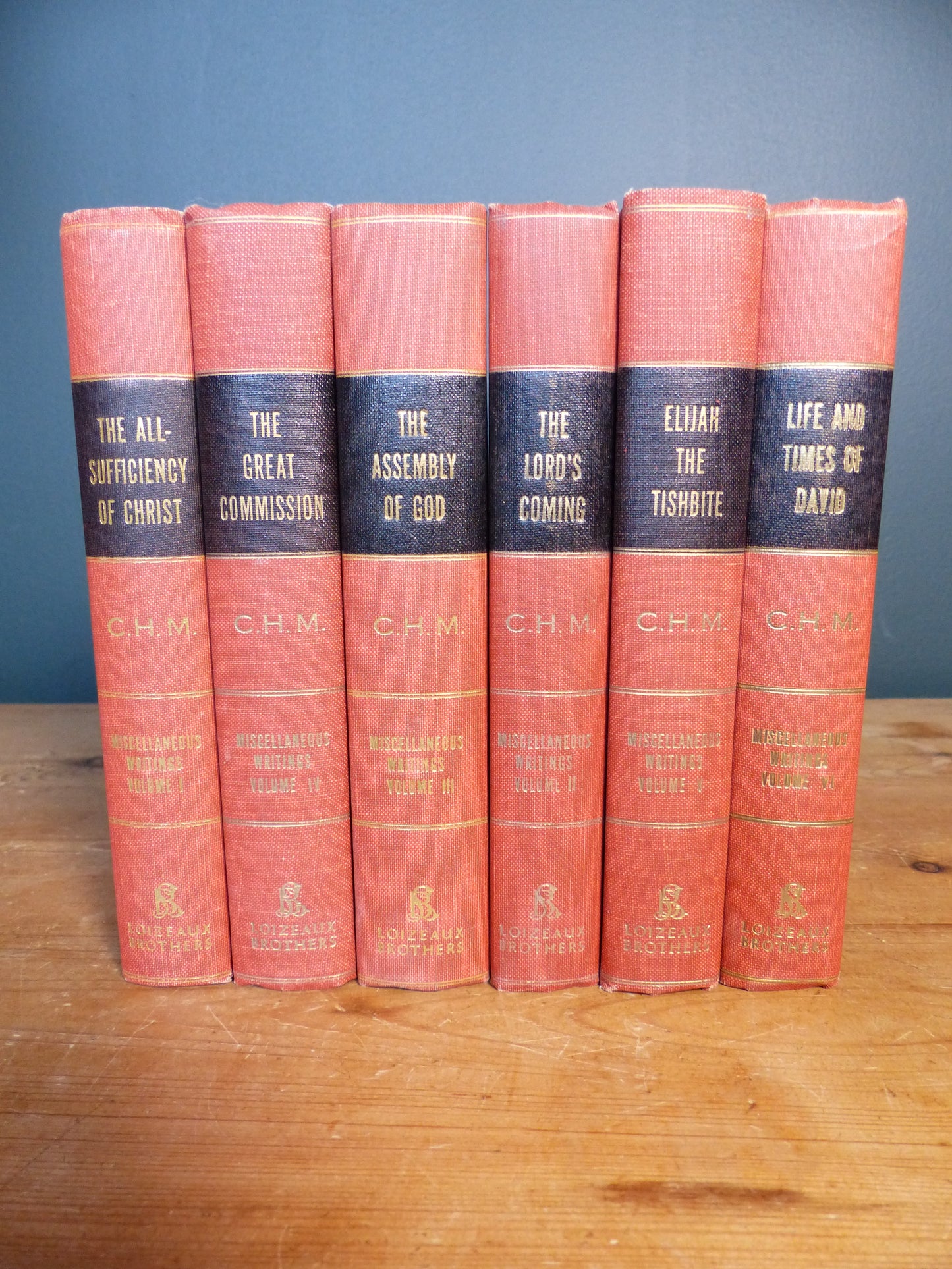 Miscellaneous Writings of C.H. Mackintosh rare 6 volumes Loizeaux Brothers
