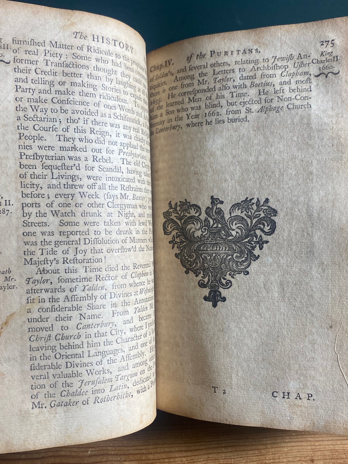 Daniel Neal History of the Puritans vol. 4, 1738 first ed. with provenance