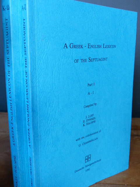 A Greek-English Lexicon of the Septuagint 2 Volumes