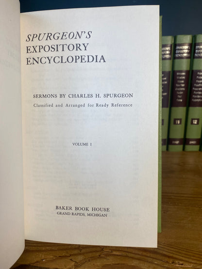 Spurgeon's Expository Encyclopedia 15 volumes complete