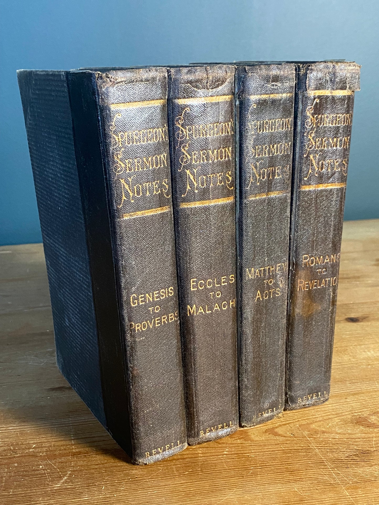 Spurgeon Sermon Notes Gen. - Rev. 4 Volume Revell ed.