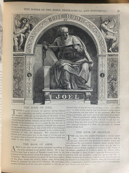 1870s Illustrated Family Reference Bible, illustrated by G. Dore