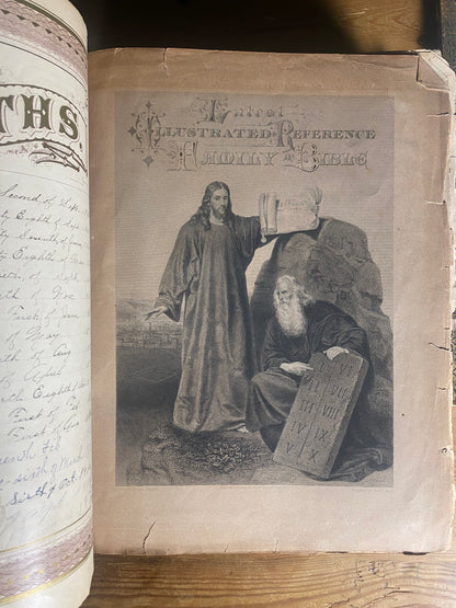 1870s Illustrated Family Reference Bible, illustrated by G. Dore